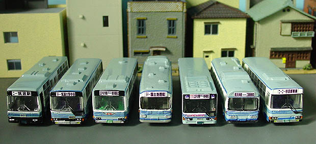 バスの趣味の部屋・Nゲージサイズバス改造品